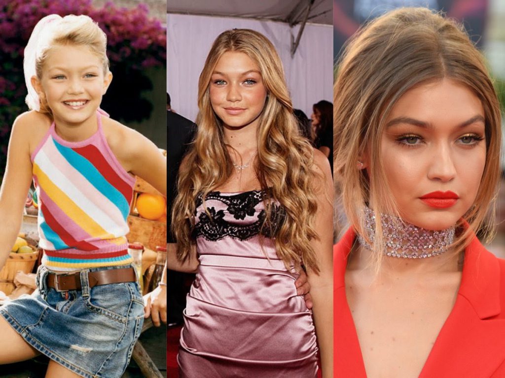 At what age did Gigi Hadid start modeling?