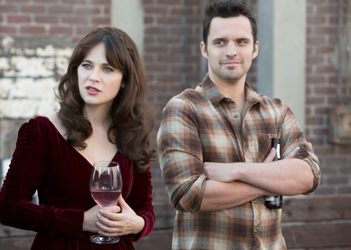 Did Jake Johnson and Zooey Deschanel get along?
