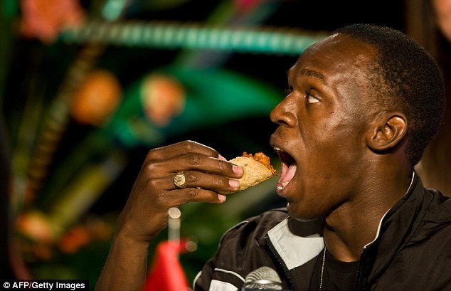 Did Usain Bolt eat mcdonalds?