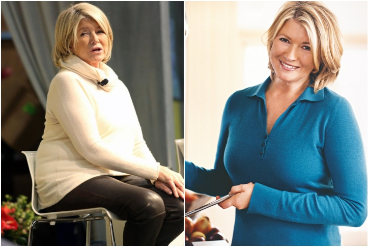 How did Martha Stewart lose weight?