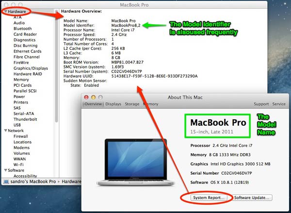 How do I find system information on a Mac?