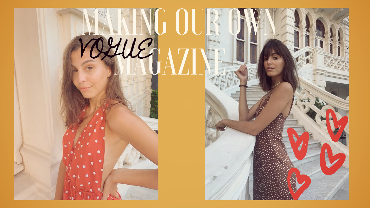 How do you make a Vogue magazine?