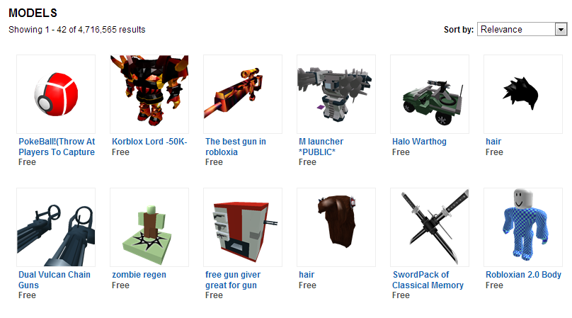 How do you upload a free model on Roblox?