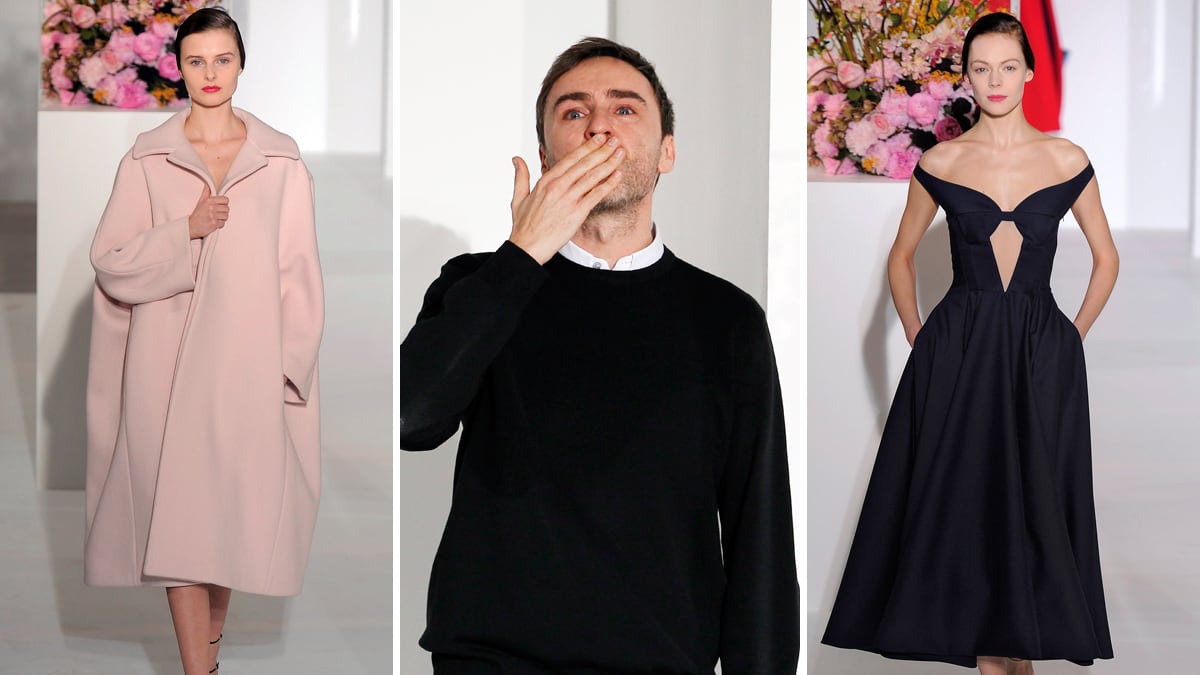 How long was Raf Simons at Jil Sander?