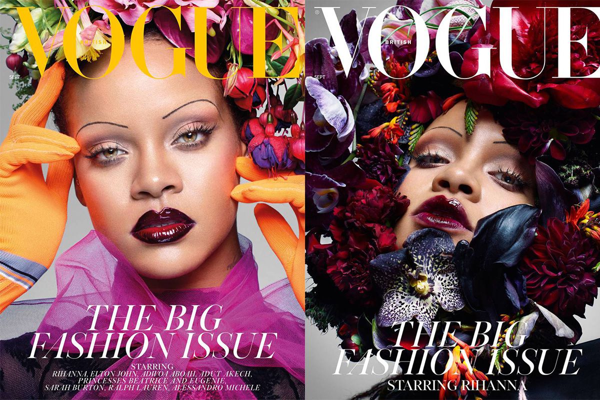 How many Vogue covers has Rihanna?