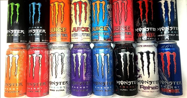 How many monster Flavours are there?