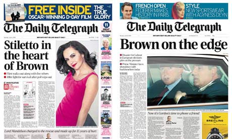 How much is the Daily Telegraph on a Saturday?