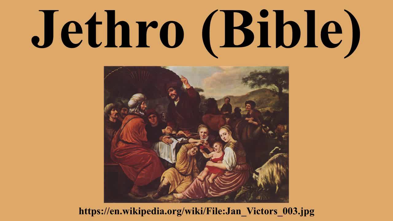 Is Jethro a biblical name?