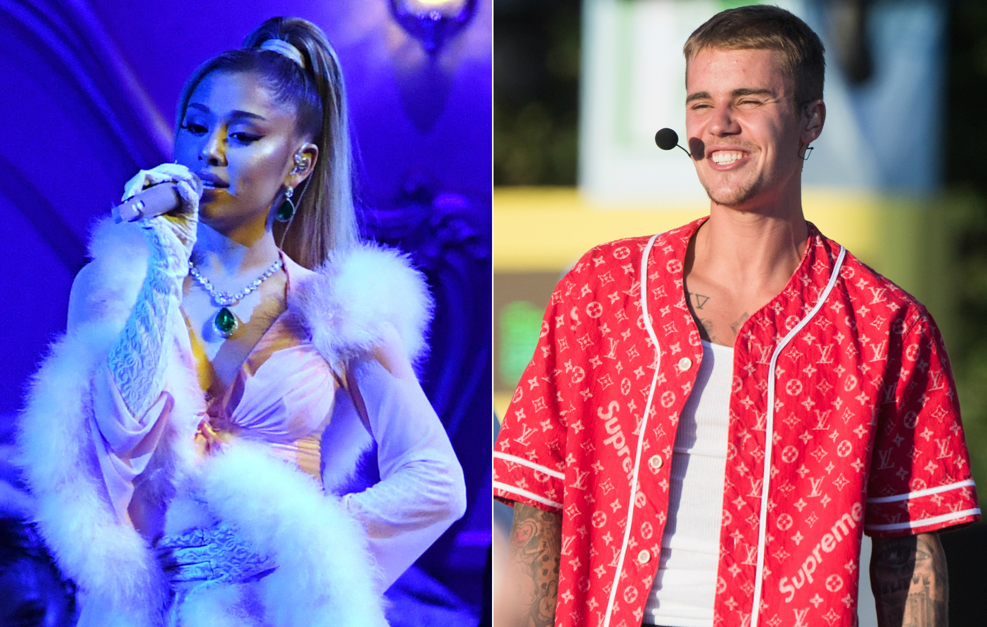 Is Justin Bieber with Ariana Grande?