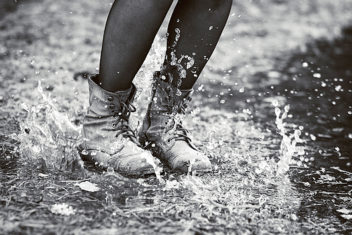 Is it OK to go walking in the rain?