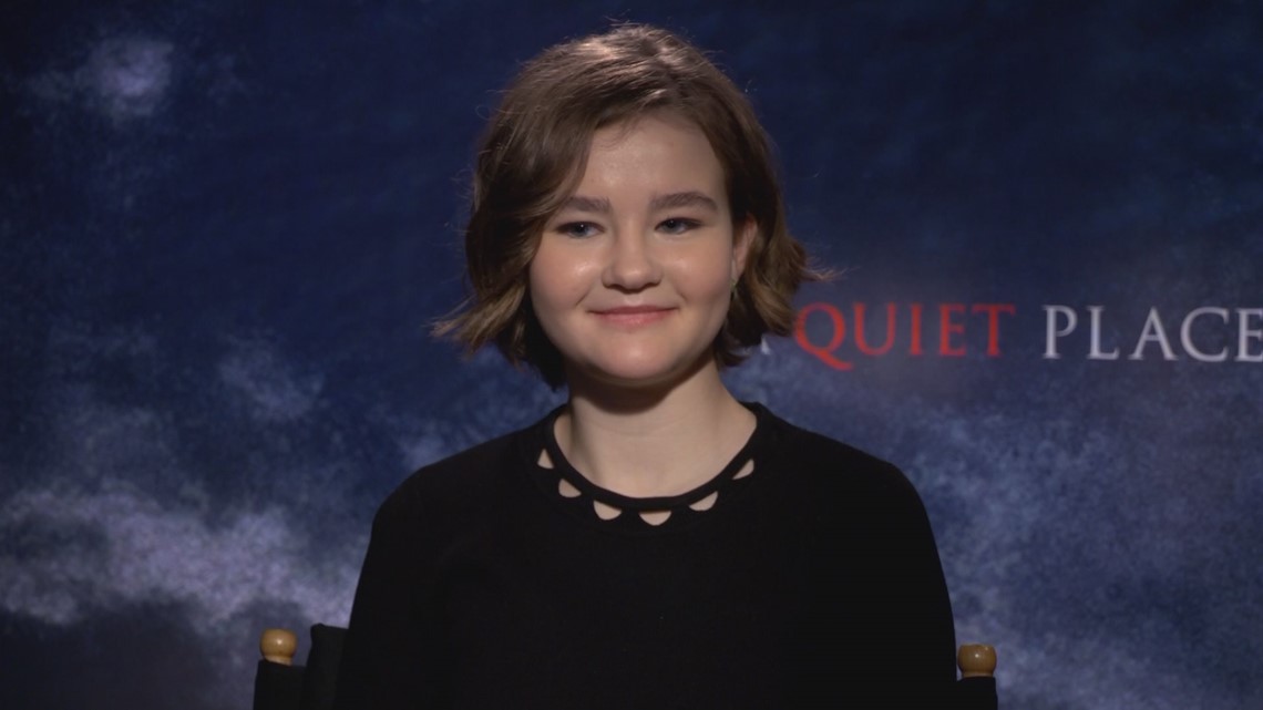 Is the deaf girl in a quiet place really deaf?