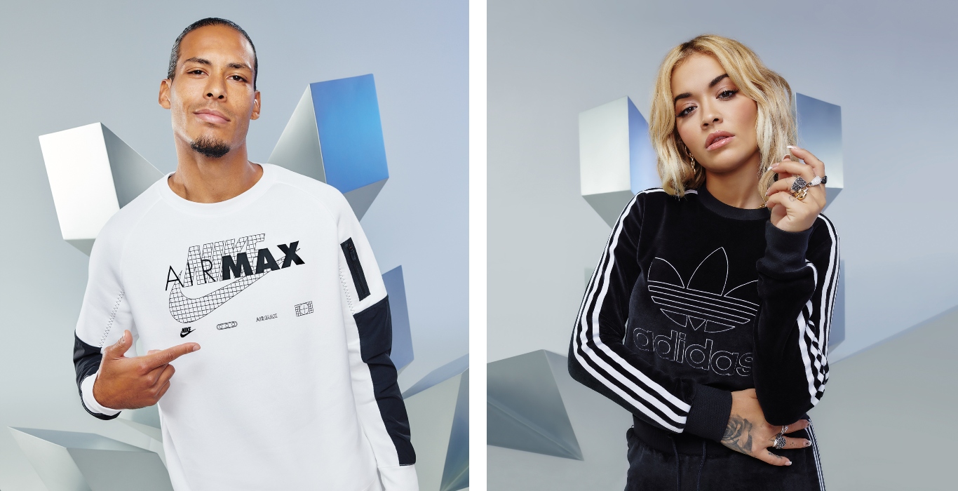 rita ora adidas tracksuit jd advert