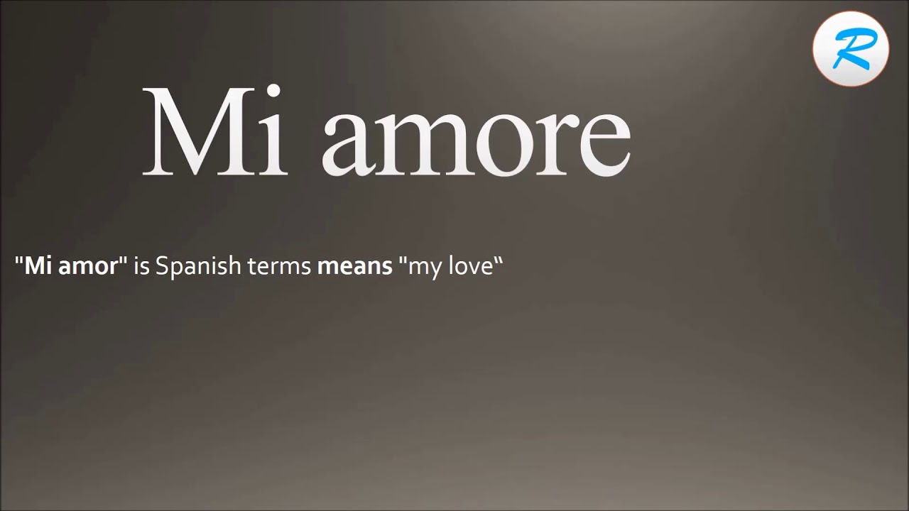 What Amore means?