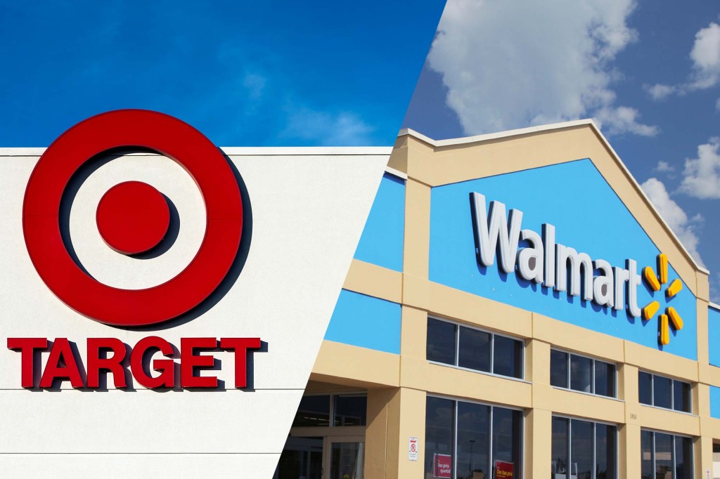 What are stores like Walmart and Target called?