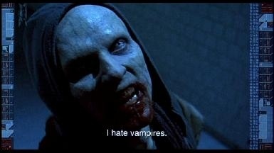 What do vampires hate?