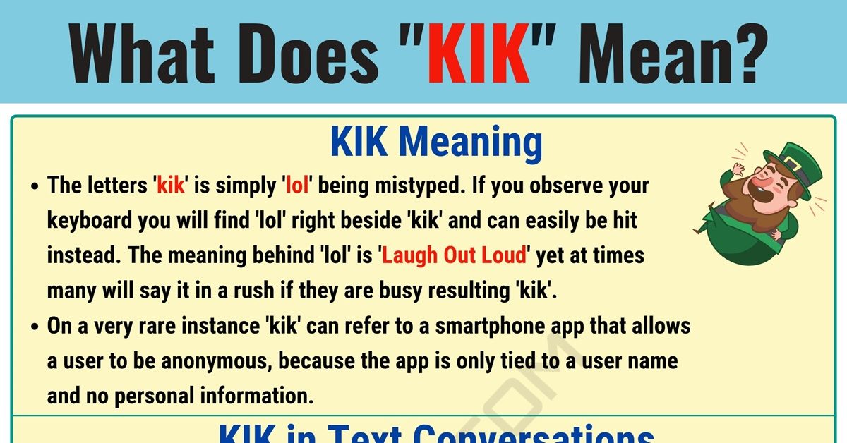 What does Kiki mean in slang?