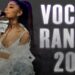 What is Ariana Grande's vocal range?