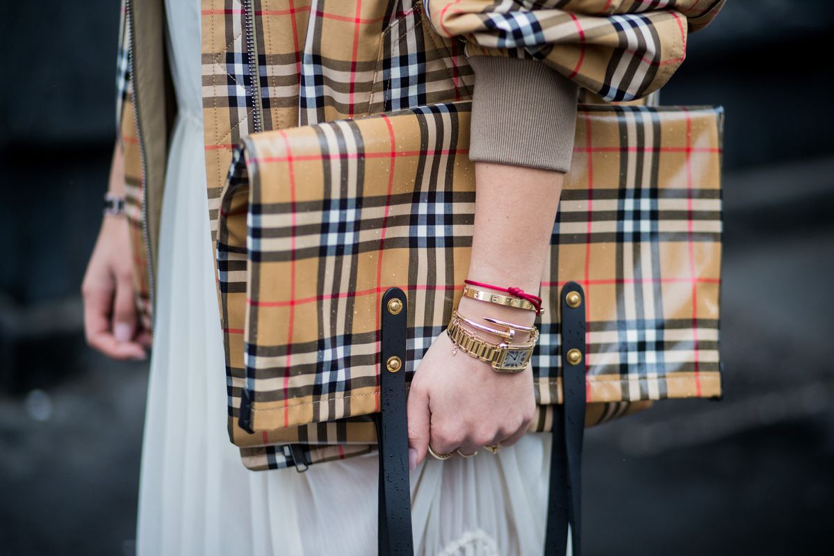 What is Burberry check?