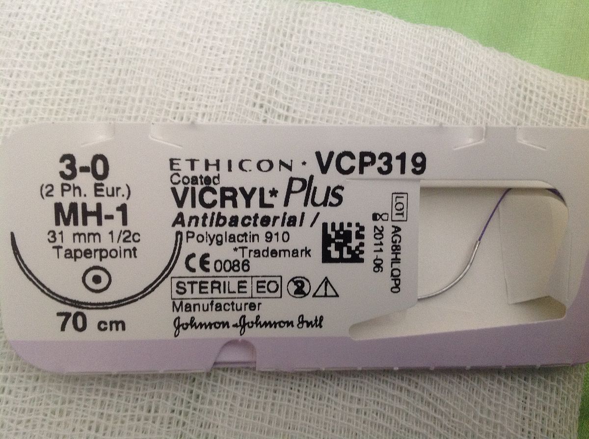 What is a Vicryl suture?