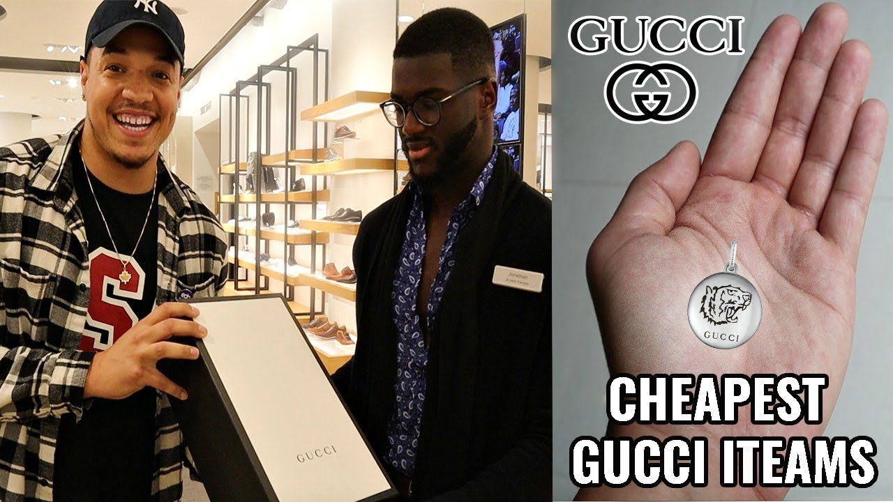 What is the cheapest thing you buy at Gucci?