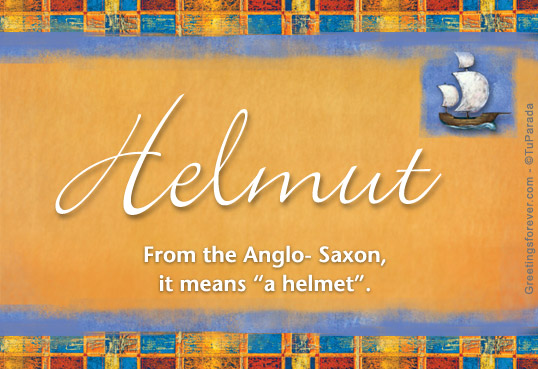 What nationality is the name Helmut?