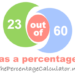 What percent is 8 out of 60?