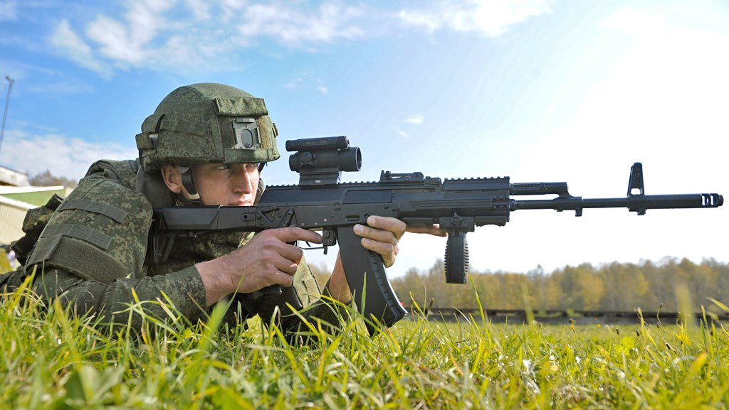 What rifle does Russian army use?