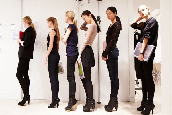 What shoes do you wear to a model casting?