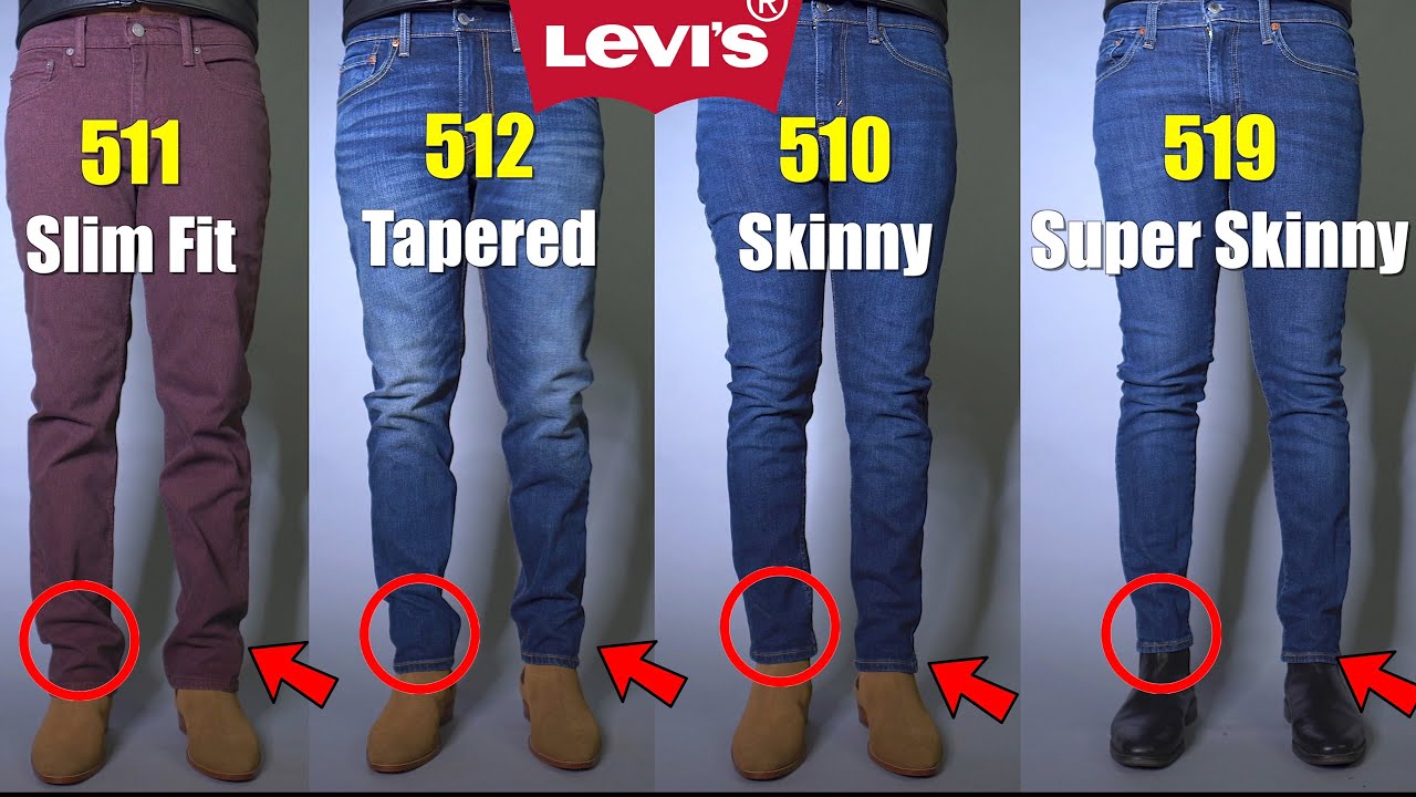 What’s the difference between Levi’s 510 and 511?