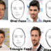 Which face shape is least attractive?
