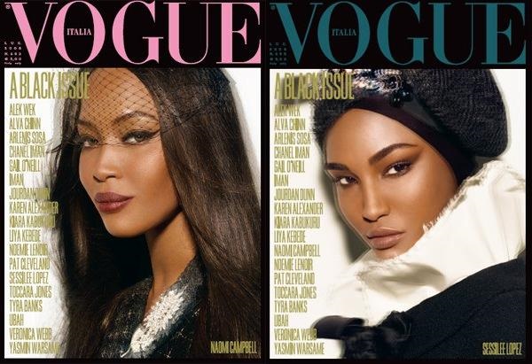 Which model has the most Vogue covers?
