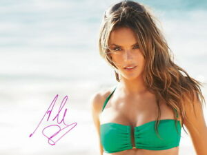 Who is Alessandra Ambrosio signed with?