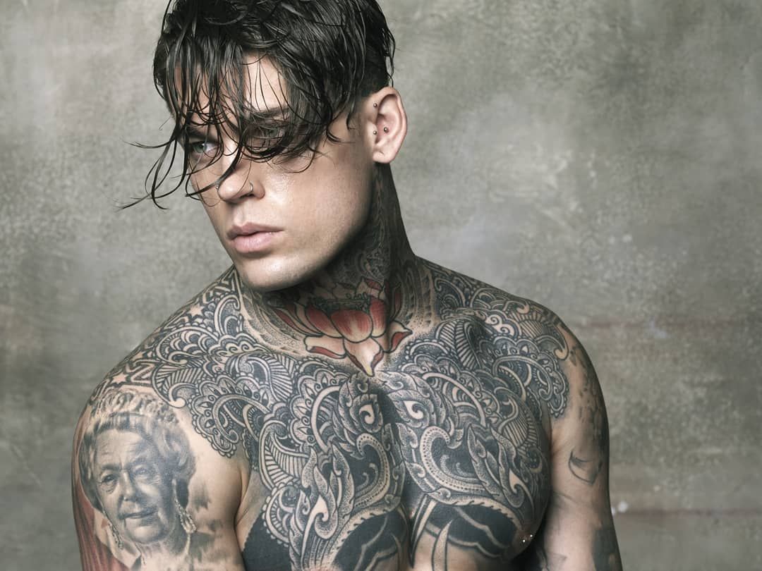 Who is Elijah model tattoos?
