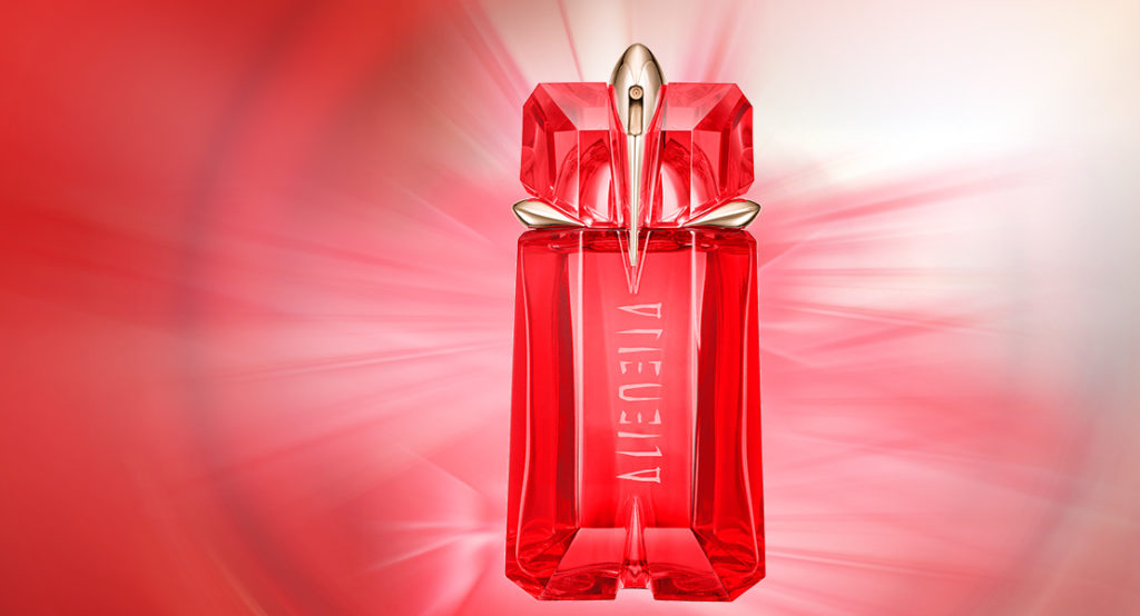 Who is the face of alien perfume?