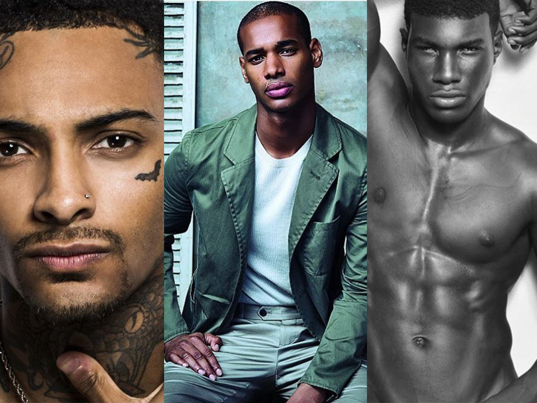 Who was the first black male model?