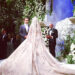 Who wore the 12 million dollar wedding dress?