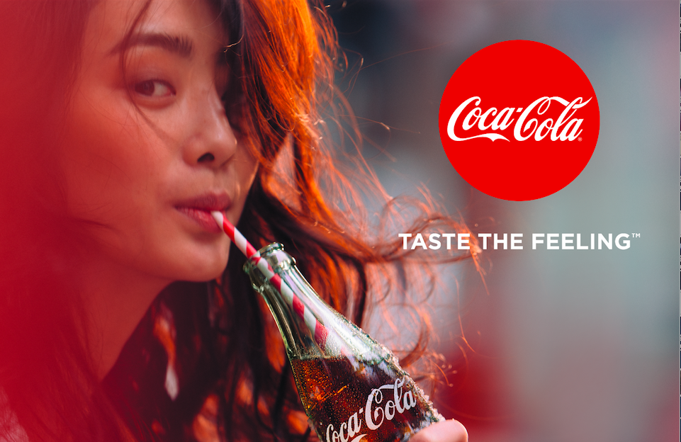 Why is Coca Cola’s slogan taste the feeling?