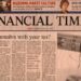 Why is the FT printed on pink paper?