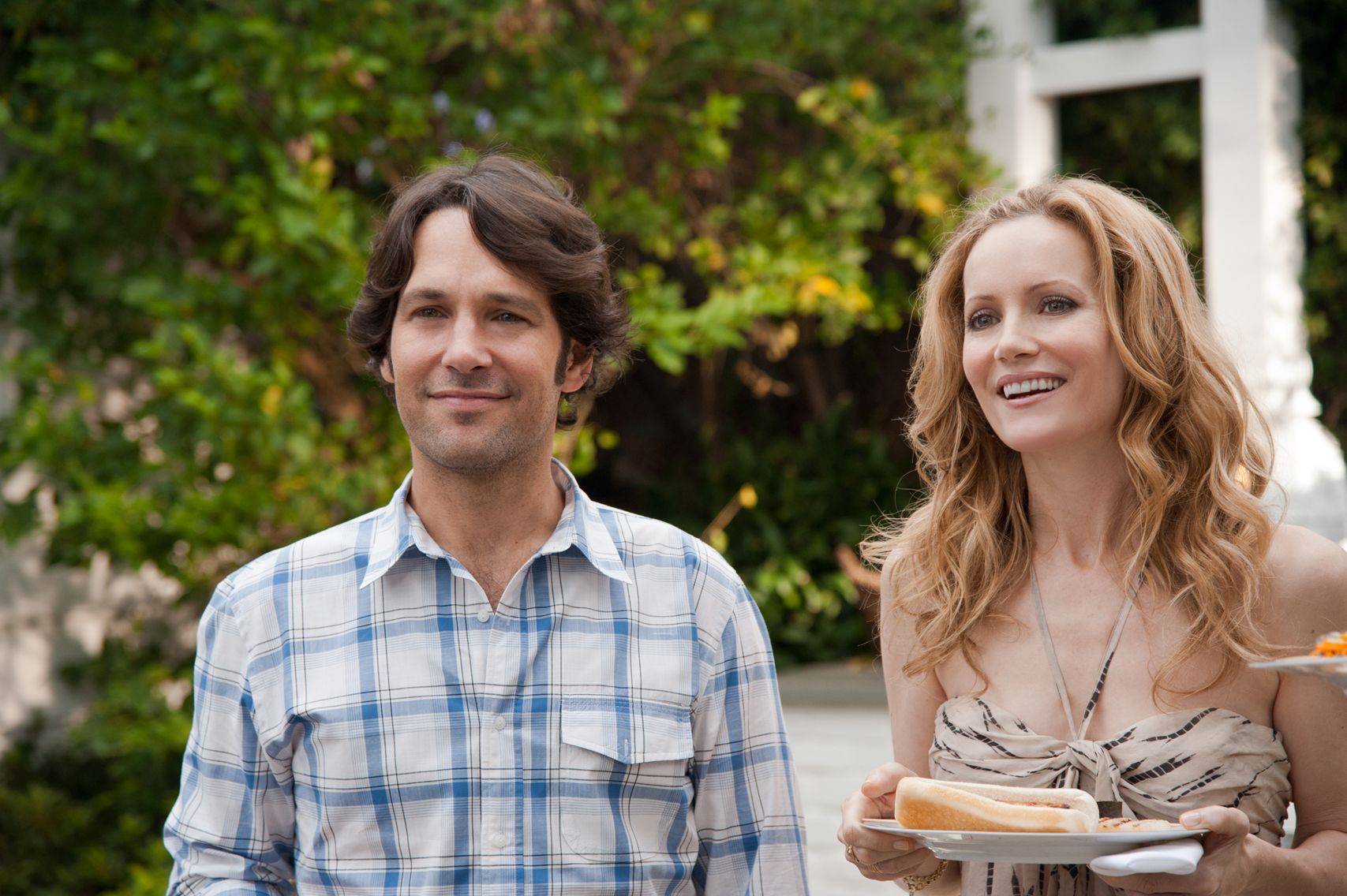 Are Paul Rudd and Leslie Mann married in real life?