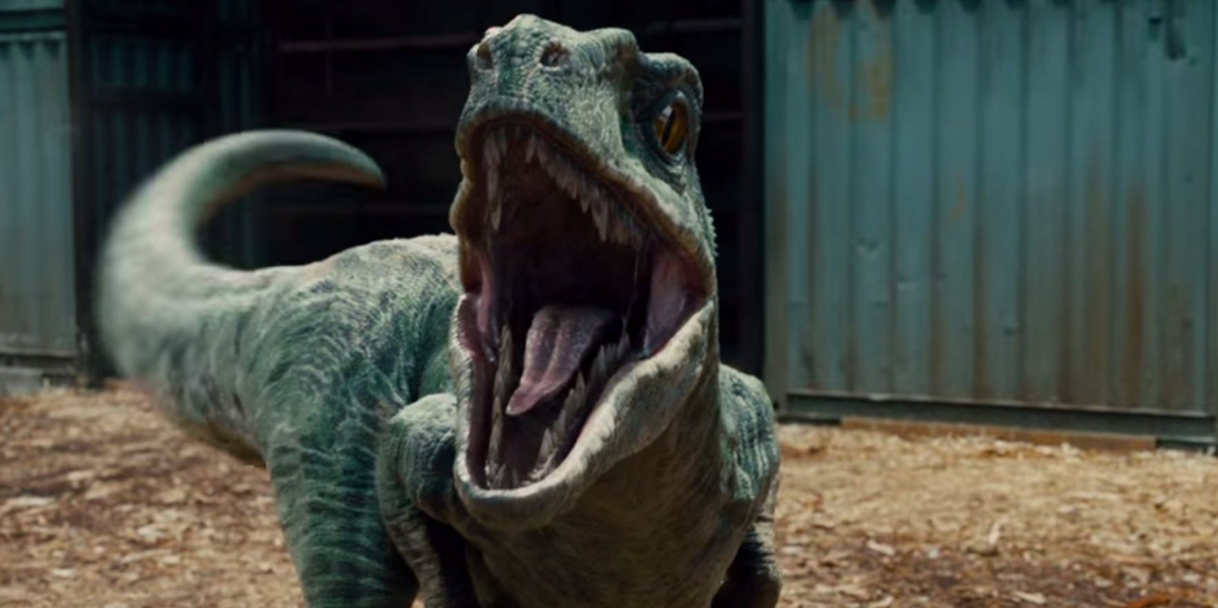 Are there real dinosaurs in Jurassic World?