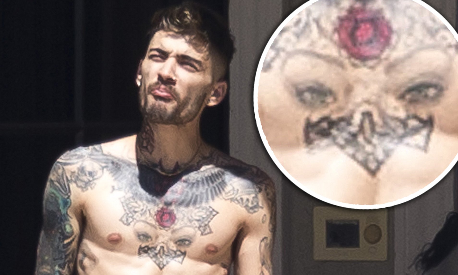 Did Zayn cover his Perrie tattoo?
