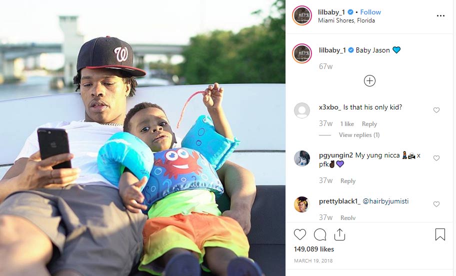 Does Lil baby have kids?