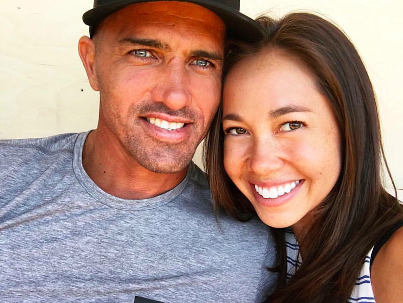 How did Kelly Slater and Kalani Miller meet?