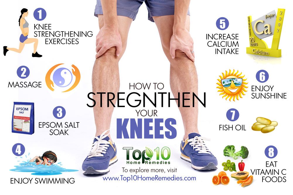 How do I make my knees stronger?