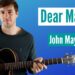 How does John Mayer feel about Dear John?