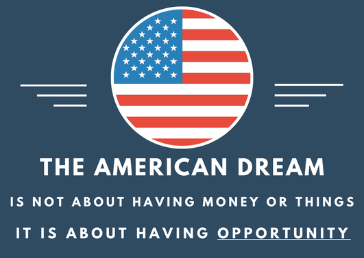 How does Party in the USA relate to the American Dream?