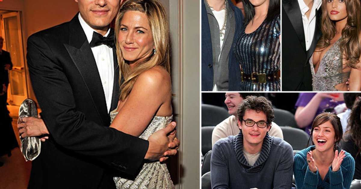 How long did Jennifer Aniston date John Mayer?