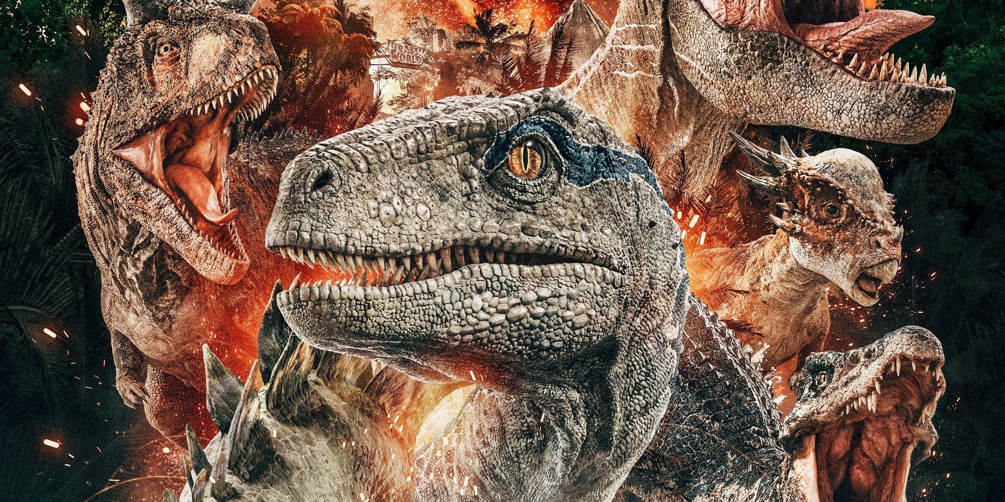 How many dinosaurs are in Jurassic World?