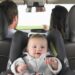 How should a newborn look in a car seat?