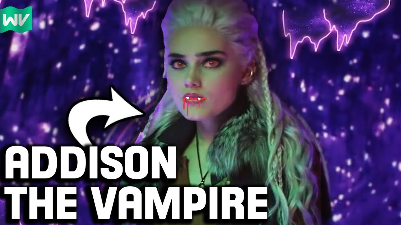 Is Addison in ZOMBIES 3 a vampire?